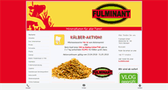 Desktop Screenshot of fulminant-futtermittel.com